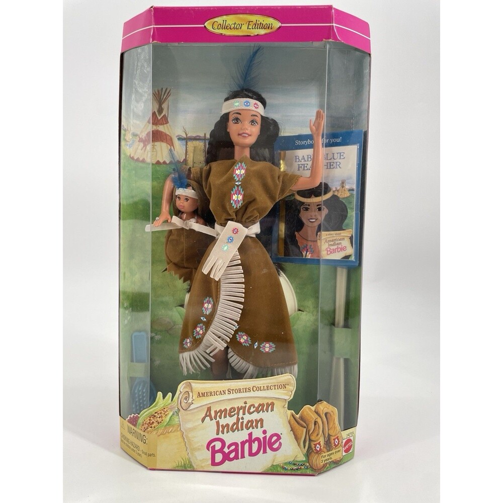 1995 American Indian Barbie Doll American Stories Collection NRFB Mattel #14715